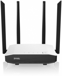 Роутер беспроводной Zyxel NBG6615-EU0101F AC1200 10/100/1000BASE-TX белый