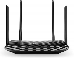 Роутер беспроводной TP-Link Archer A6 AC1350 10/100/1000BASE-TX черный