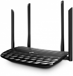 Роутер беспроводной TP-Link Archer A6 AC1350 10/100/1000BASE-TX черный