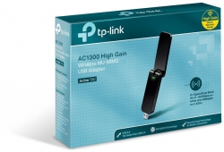 Сетевой адаптер WiFi TP-Link Archer T4U ARCHER T4U(EU) AC1300 USB 3.0 (ант.внеш.несъем.) 2ант.