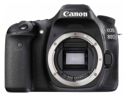 Зеркальный Фотоаппарат Canon EOS 80D черный 24.2Mpix 3 1080p Full HD SDXC Li-ion (без объектива)
