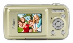 Фотоаппарат Rekam iLook S750i золотистый 12Mpix 1.8 SD/MMC CMOS/AAA