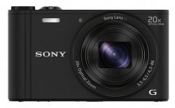 Фотоаппарат Sony Cyber-shot DSC-WX350 черный 18.2Mpix Zoom20x 3 1080p MS Pro/microSDXC CMOS Exmor R IS opt 5minF 10fr/s HDMI/WiFi/Li-Ion