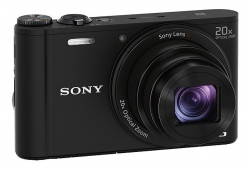 Фотоаппарат Sony Cyber-shot DSC-WX350 черный 18.2Mpix Zoom20x 3 1080p MS Pro/microSDXC CMOS Exmor R IS opt 5minF 10fr/s HDMI/WiFi/Li-Ion
