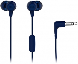 Гарнитура вкладыши JBL C50HI синий