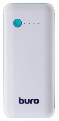 Мобильный аккумулятор Buro RC-5000WB белый/голубой