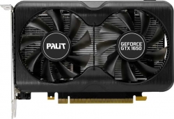 Видеокарта Palit PCI-E PA-GTX1650 GP 4G D6/NE6165001BG1-166A/ NVIDIA GeForce GTX 1650 4096Mb 128bit GDDR6 1410/12000 DVIx1/HDMIx1/DPx1/HDCP Ret
