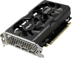 Видеокарта Palit PCI-E PA-GTX1650 GP 4G D6/NE6165001BG1-166A/ NVIDIA GeForce GTX 1650 4096Mb 128bit GDDR6 1410/12000 DVIx1/HDMIx1/DPx1/HDCP Ret