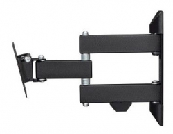Кронштейн для телевизора Hama H-118112 черный 10-26 макс.20кг настенный поворот и наклон