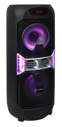 Минисистема Hyundai H-MC300 черный 300Вт/FM/USB/BT/SD/MMC/MS