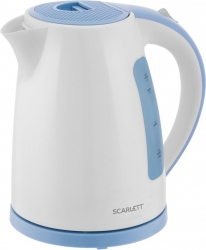 Чайник электрический Scarlett SC-EK18P60 белый/голубой