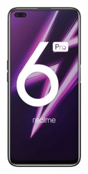 Смартфон Realme RMX2063 6 Pro 128Gb 8Gb красный моноблок 3G 4G 2Sim 6.6 1080x2400 Android 10 64Mpix 802.11 a/b/g/n/ac NFC GPS GSM900/1800 GSM1900 MP3 