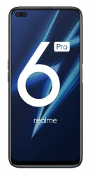 Смартфон Realme RMX2063 6 Pro 128Gb 8Gb синий моноблок 3G 4G 2Sim 6.6 1080x2400 Android 10 64Mpix 802.11 a/b/g/n/ac NFC GPS GSM900/1800 GSM1900 MP3 A-