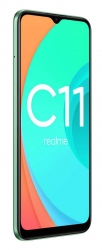 Смартфон Realme C11 32Gb 2Gb зеленый моноблок 3G 4G 2Sim 6.52 720x1600 Android 10 12Mpix WiFi GPS GSM900/1800 GSM1900 MP3