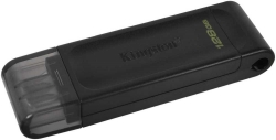 Флеш Диск Kingston 128Gb DataTraveler 70 DT70/128GB USB3.0 черный