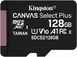 Карта памяти microSDXC Kingston 128Gb Canvas Select Plus Class10 SDCS2/128GBSP б/ад