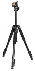 Штатив Hama Traveller 163 Ball напольный черный алюминиевый сплав (1350гр.)