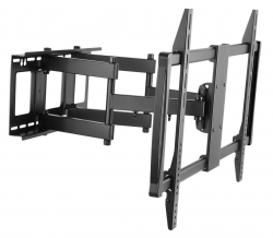 Кронштейн для телевизора Ultramounts UM 914 черный 60 -100 макс.80кг настенный поворотно-выдвижной и наклонный