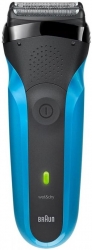 Бритва сетчатая Braun Series 3 310s черный/голубой