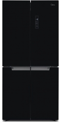 Холодильник Midea MRC518SFNGBL черное стекло