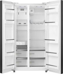 Холодильник Midea MRS518SNGBE бежевый стекло