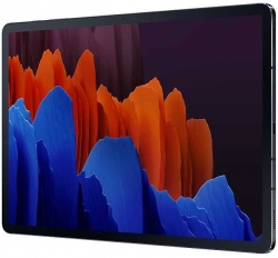 Планшет Samsung Galaxy Tab S7+ SM-T975 Snapdragon 865 Plus (3.1) 8C/RAM6Gb/ROM128Gb 12.4 Super AMOLED 2800x1752/3G/4G/Android 10.0/черный/13Mpix/8Mpix