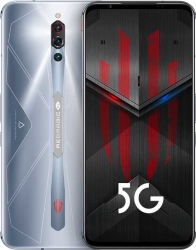 Смартфон Nubia Red Magic 5S 128Gb 8Gb серебристый моноблок 3G 4G 2Sim 6.65 1080x2340 Android 10 64Mpix 802.11 a/b/g/n/ac/ax NFC GPS GSM900/1800 GSM190
