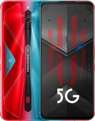 Смартфон Nubia Red Magic 5S 256Gb 12Gb красный/голубой моноблок 3G 4G 2Sim 6.65 1080x2340 Android 10 64Mpix 802.11 a/b/g/n/ac/ax NFC GPS GSM900/1800 G