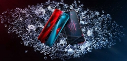 Смартфон Nubia Red Magic 5S 256Gb 12Gb красный/голубой моноблок 3G 4G 2Sim 6.65 1080x2340 Android 10 64Mpix 802.11 a/b/g/n/ac/ax NFC GPS GSM900/1800 G