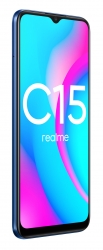 Смартфон Realme C15 64Gb 4Gb синий моноблок 3G 4G 2Sim 6.52 720x1600 Android 10 13Mpix WiFi NFC GPS GSM900/1800 GSM1900 MP3