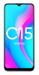 Смартфон Realme C15 64Gb 4Gb серебристый моноблок 3G 4G 6.52 720x1600 Android 10 13Mpix WiFi NFC GPS GSM900/1800 GSM1900 MP3