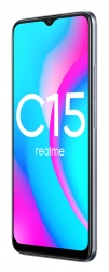 Смартфон Realme C15 64Gb 4Gb серебристый моноблок 3G 4G 6.52 720x1600 Android 10 13Mpix WiFi NFC GPS GSM900/1800 GSM1900 MP3